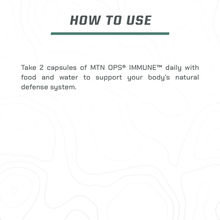 Load image into Gallery viewer, MTN OPS - IMMUNE CAPSULES