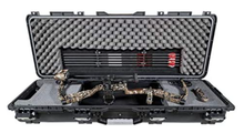 Load image into Gallery viewer, Plano Field Locker Element Bow Case, Black with Gray Accents, 44" Bow Case