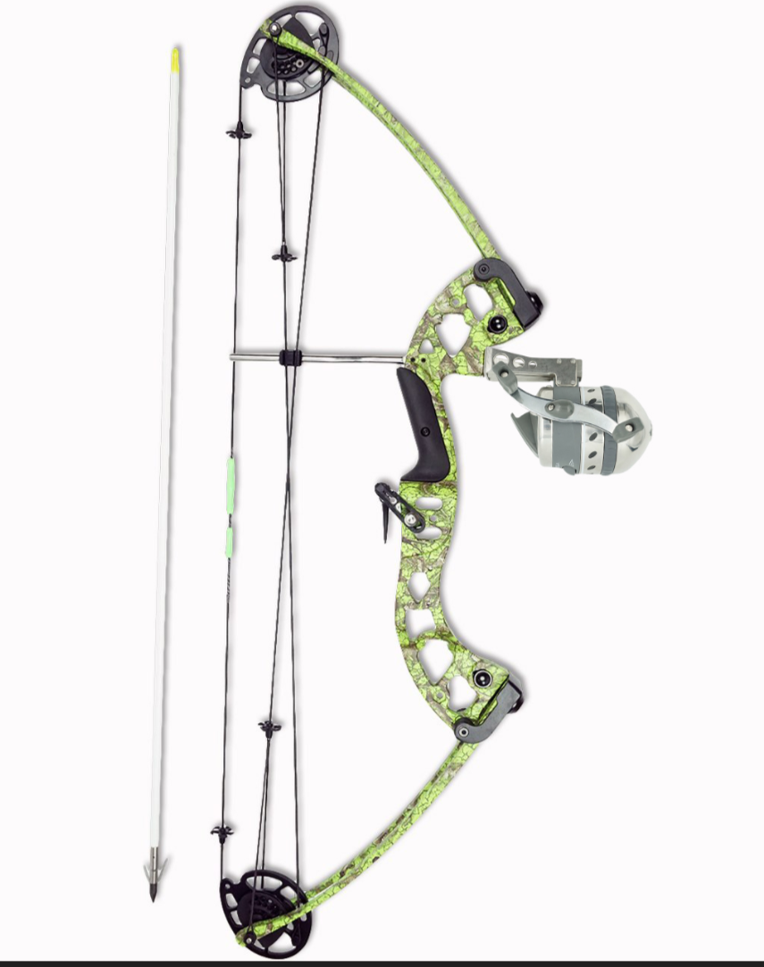Compound Bowfishing Kit (VICE) - Black/Green splatter,