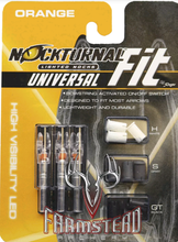 Load image into Gallery viewer, Nockturnal FIT Lighted Nocks - Universal Size, 3pk
